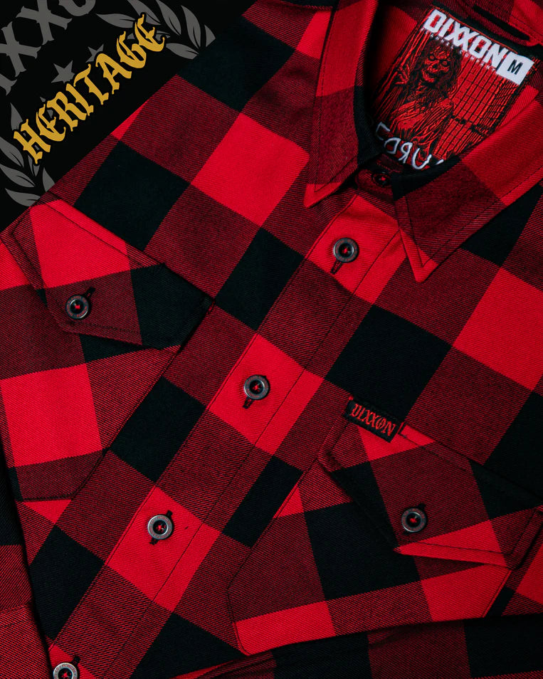 RED RUM HERITAGE FLANNEL | DIXXON