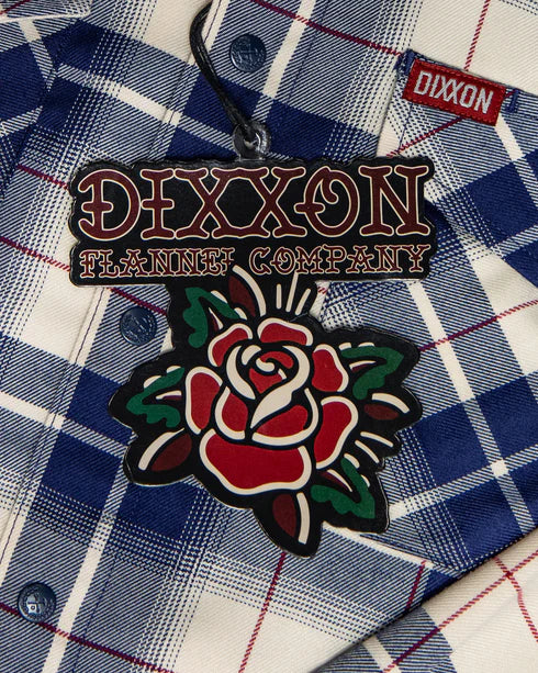 THE PASSION FLANNEL (Blue/White) | DIXXON