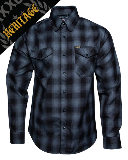 THE STORM HERITAGE FLANNEL (Grey) | DIXXON