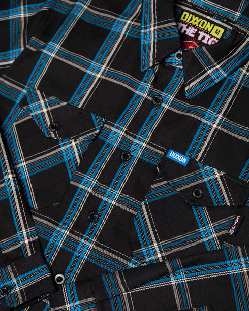 MEN'S TIG FR FLANNEL (Black/Blue) | DIXXON