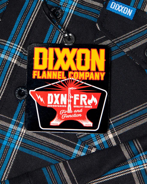 MEN'S TIG FR FLANNEL (Black/Blue) | DIXXON