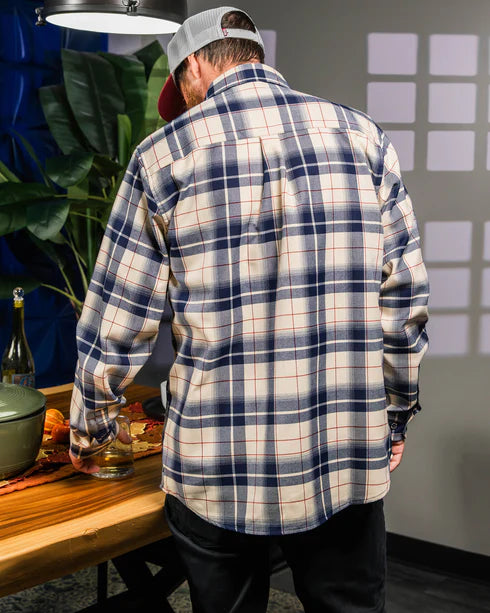 THE PASSION FLANNEL (Blue/White) | DIXXON
