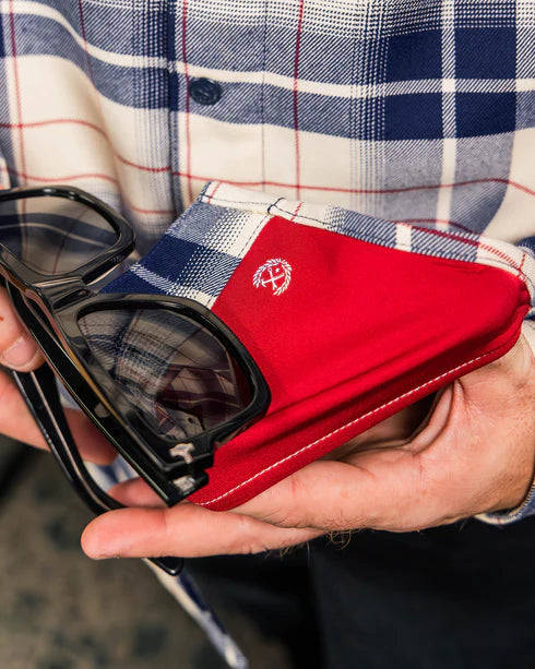 THE PASSION FLANNEL (Blue/White) | DIXXON