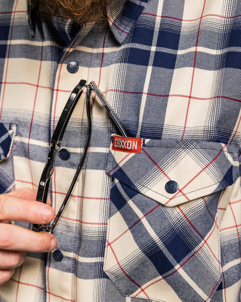 THE PASSION FLANNEL (Blue/White) | DIXXON