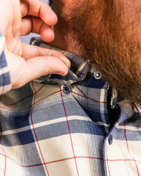 THE PASSION FLANNEL (Blue/White) | DIXXON