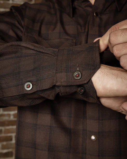 MEN'S TOBACCO FLANNEL (Brown) | DIXXON