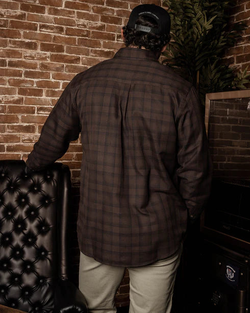MEN'S TOBACCO FLANNEL (Brown) | DIXXON