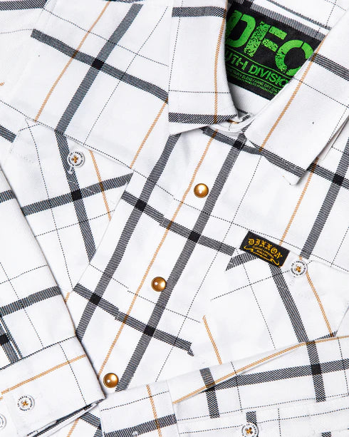 YOUTH GUERA 2.0 FLANNEL (White/Black) | DIXXON