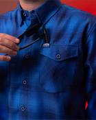 FOLDS OF HONOR FLANNEL (Blue) | DIXXON