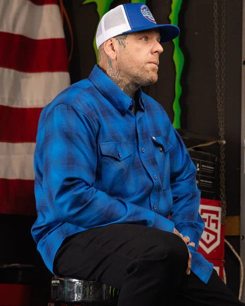 FOLDS OF HONOR FLANNEL (Blue) | DIXXON