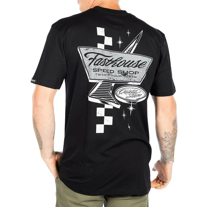 DRIVE IN SS TEE (BLACK) | FASTHOUSE