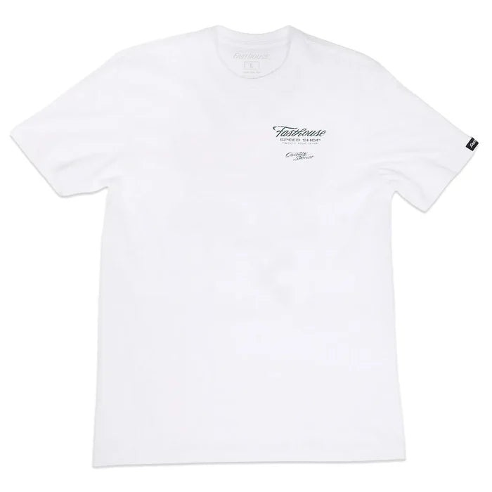 DRIVE IN SS TEE (WHITE) | FASTHOUSE