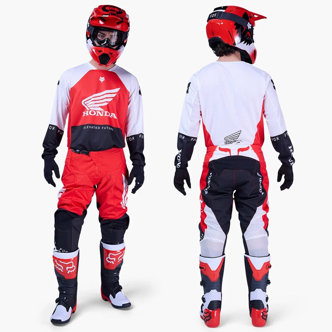180 HONDA PANT (Flo Red) | Fox Racing