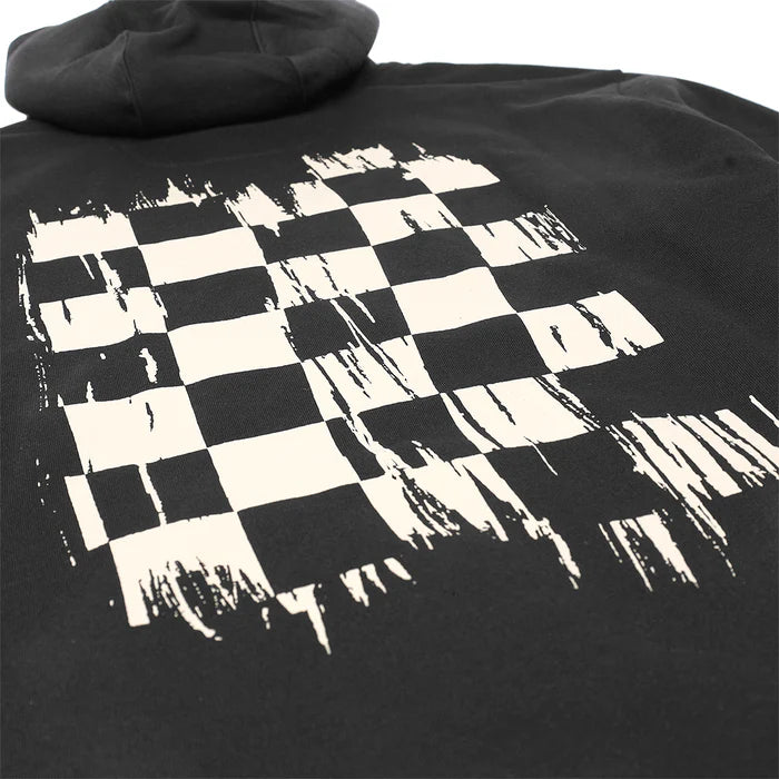 FRAY HOODED PULLOVER (Black) |