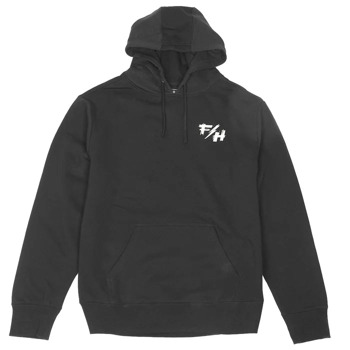 FRAY HOODED PULLOVER (Black) |