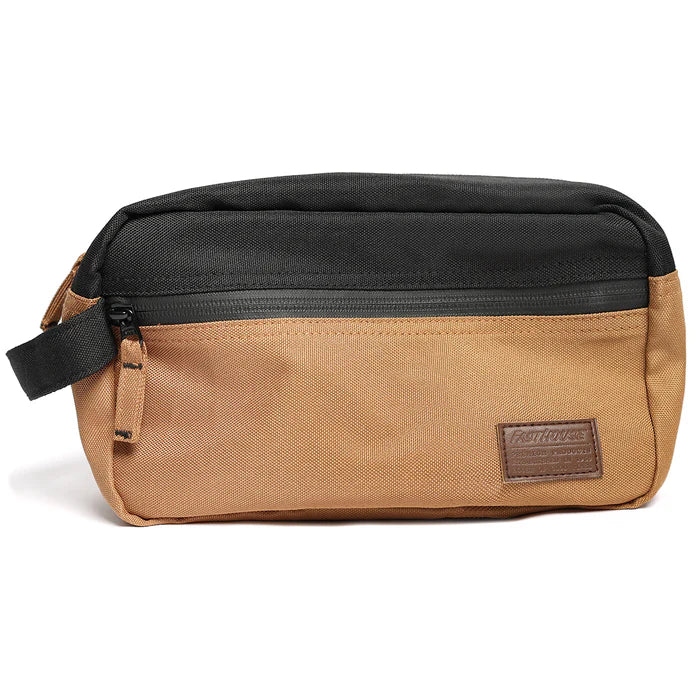 HANGER TOILETRY BAG (Camel/Black)