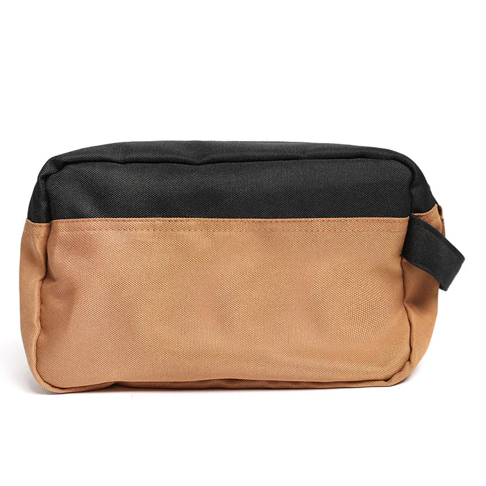 HANGER TOILETRY BAG (Camel/Black)