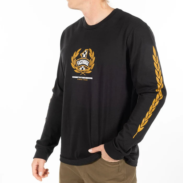 HEROES LS TEE (BLACK) | FASTHOUSE
