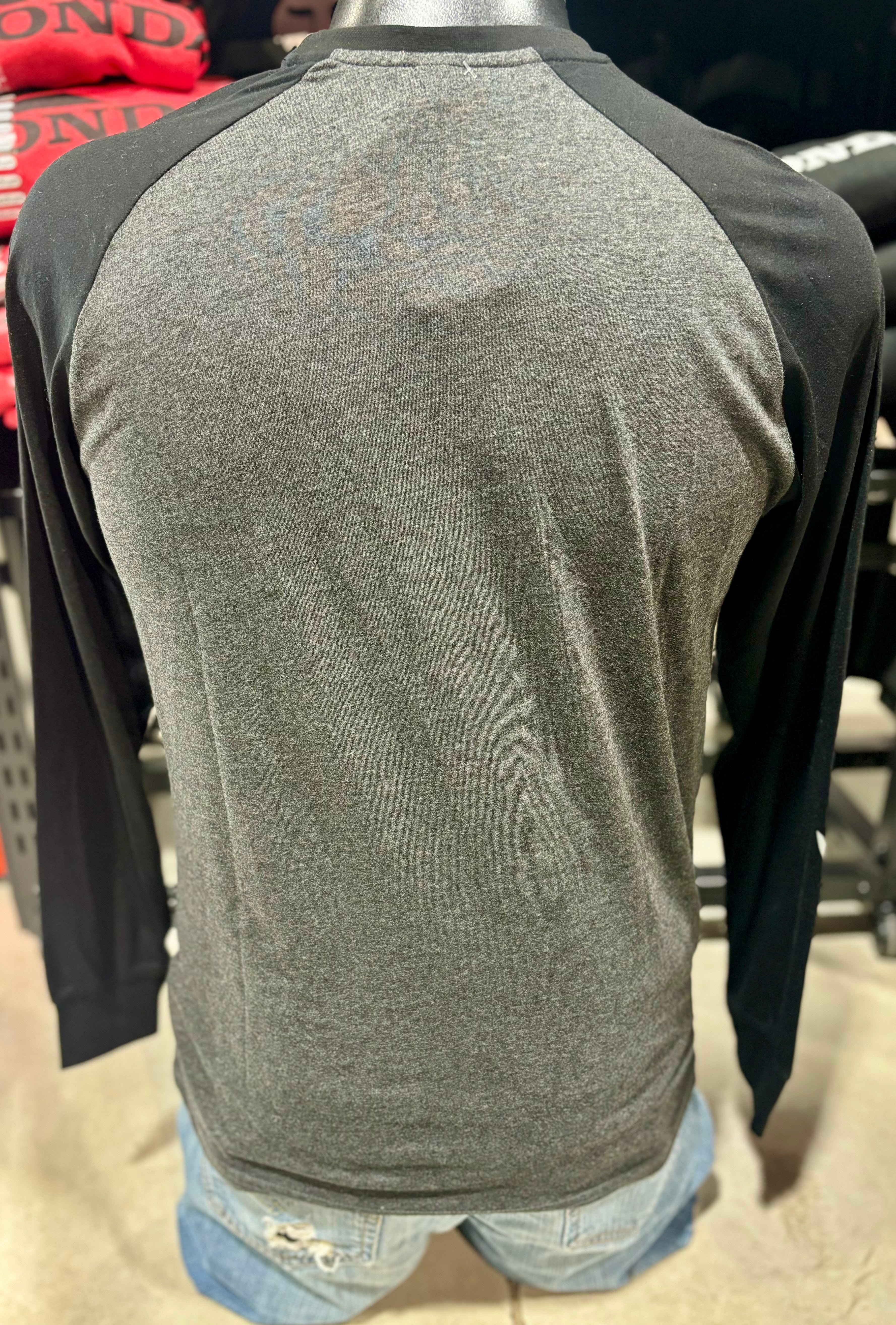 VAPOUR LONG SLEEVE T-SHIRT (Grey/Black Moto Company) | Honda