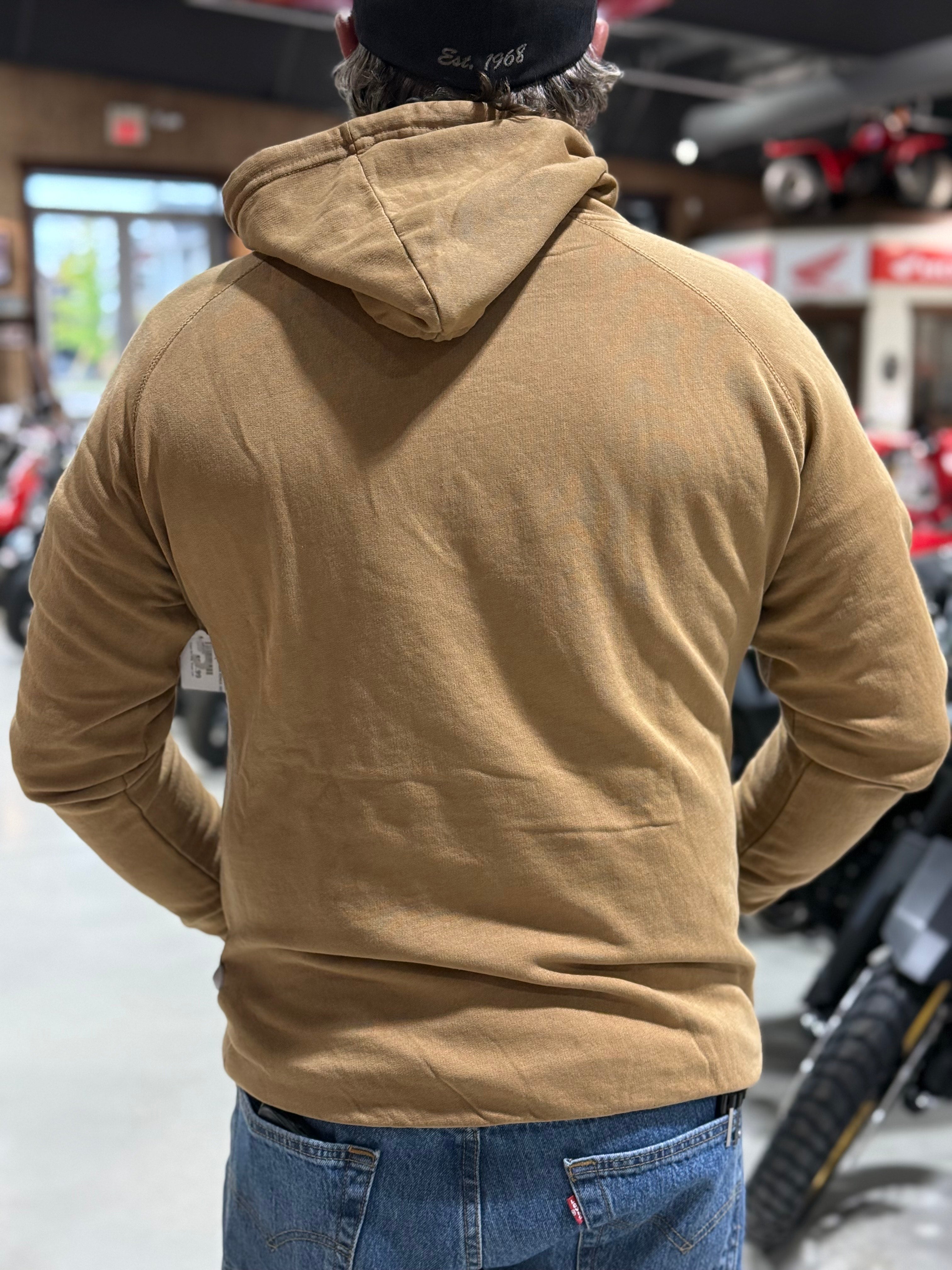 VINTAGE RAGLAN HONDA HOODIE (Tan) | TNT