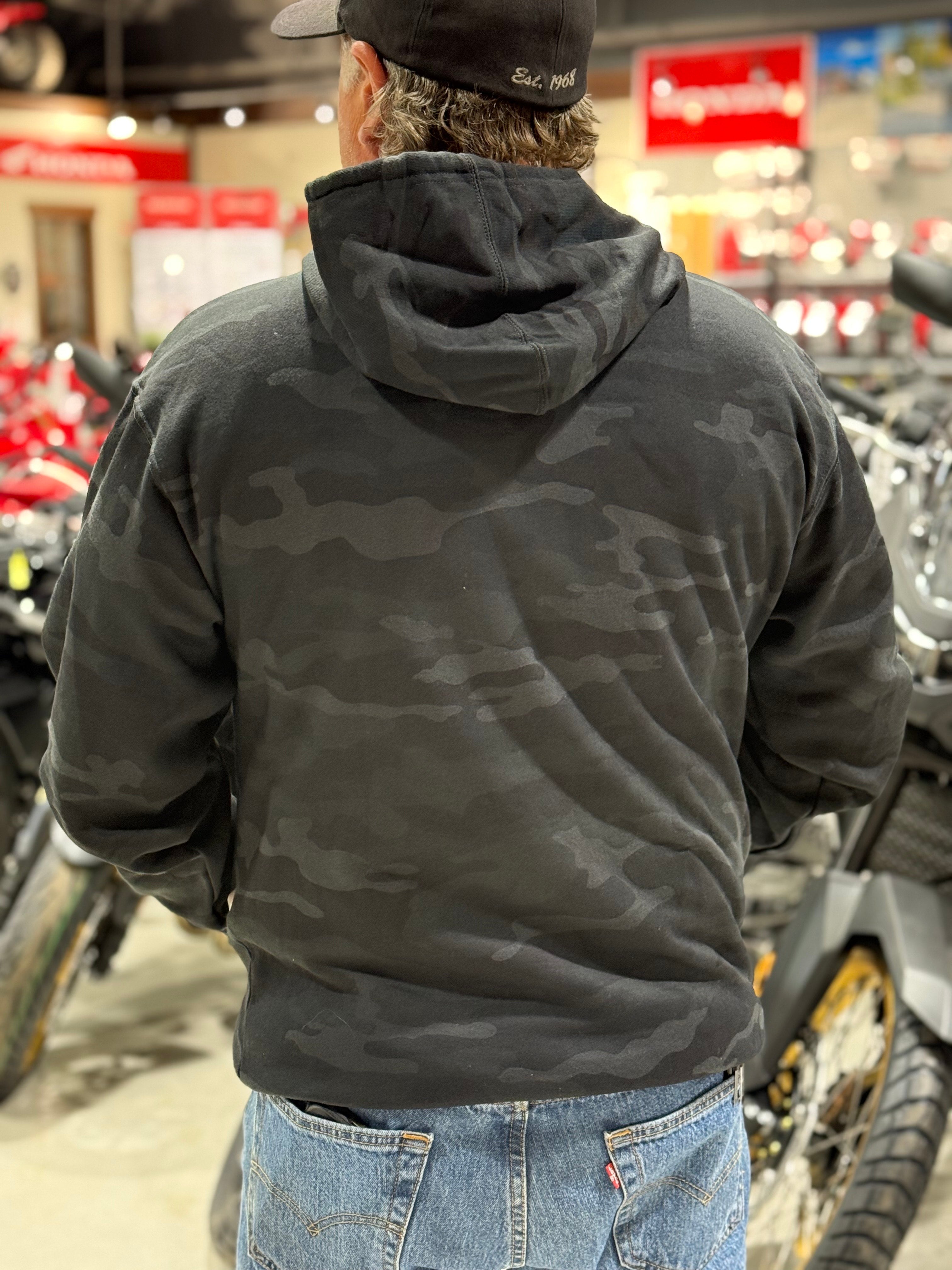 MIDWEIGHT CAMO HONDA HOODIE | TNT