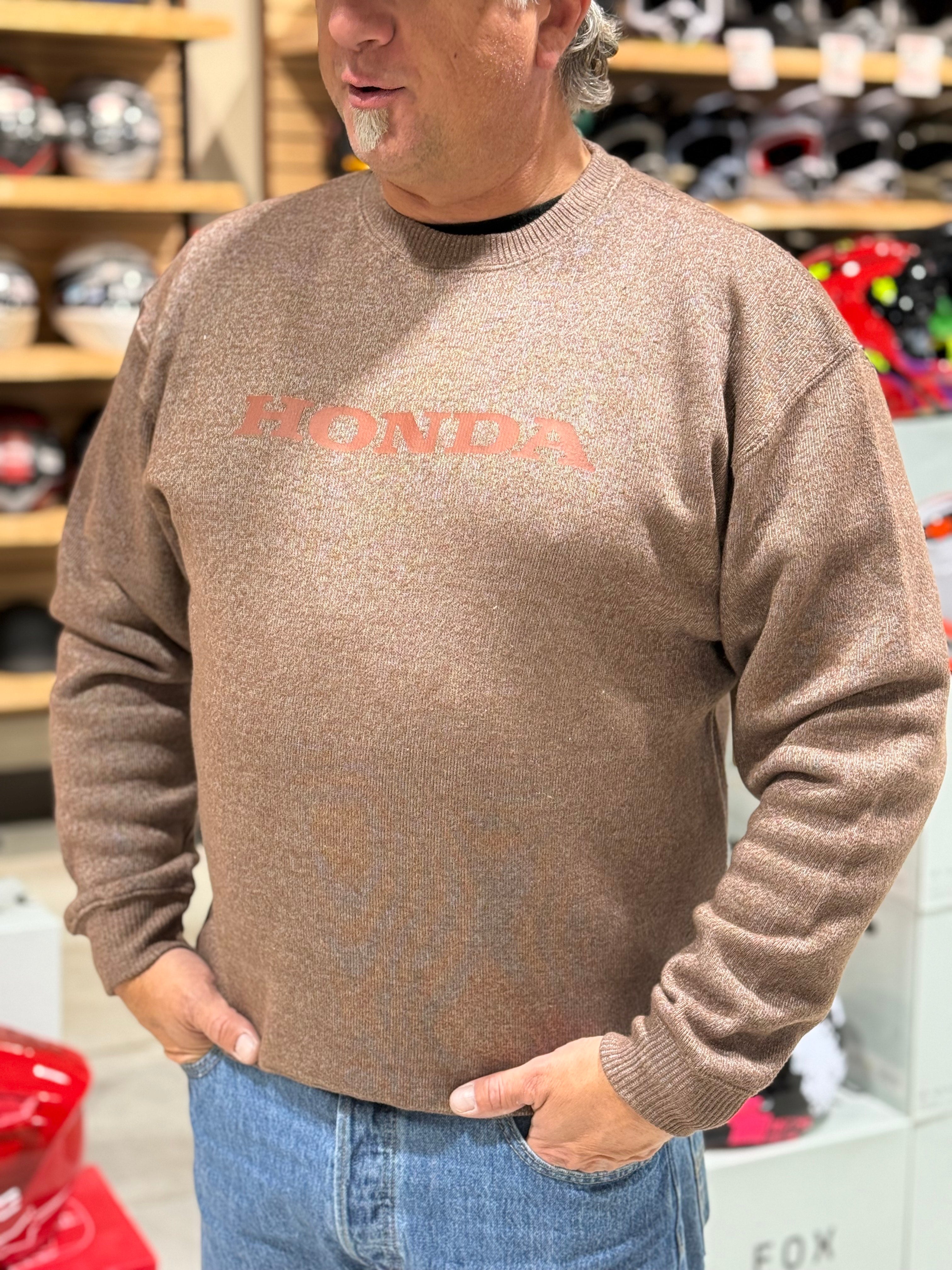 VINTAGE HONDA CREWNECK (Brown) | TNT