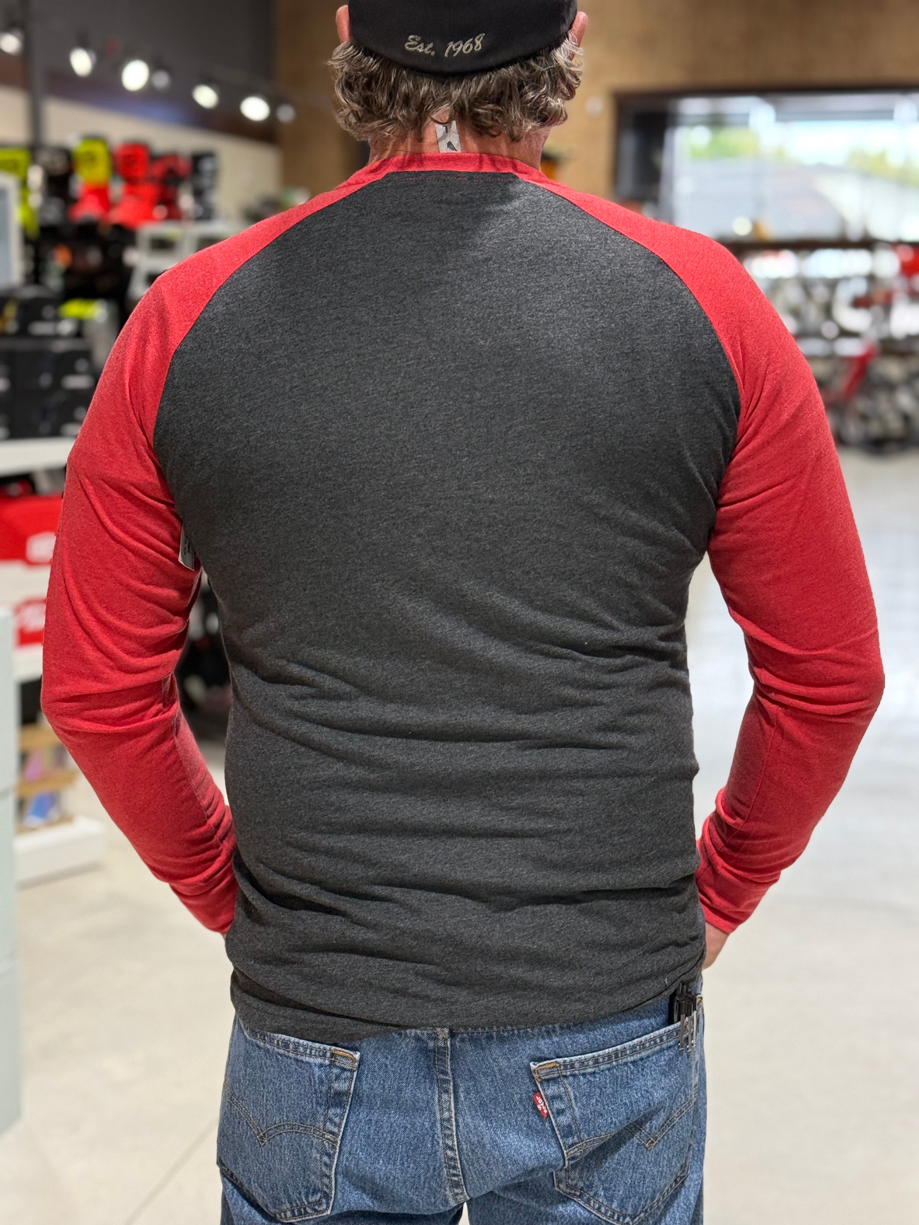 LONG SLEEVE HONDA VINTAGE SHIRT (Red) | TNT