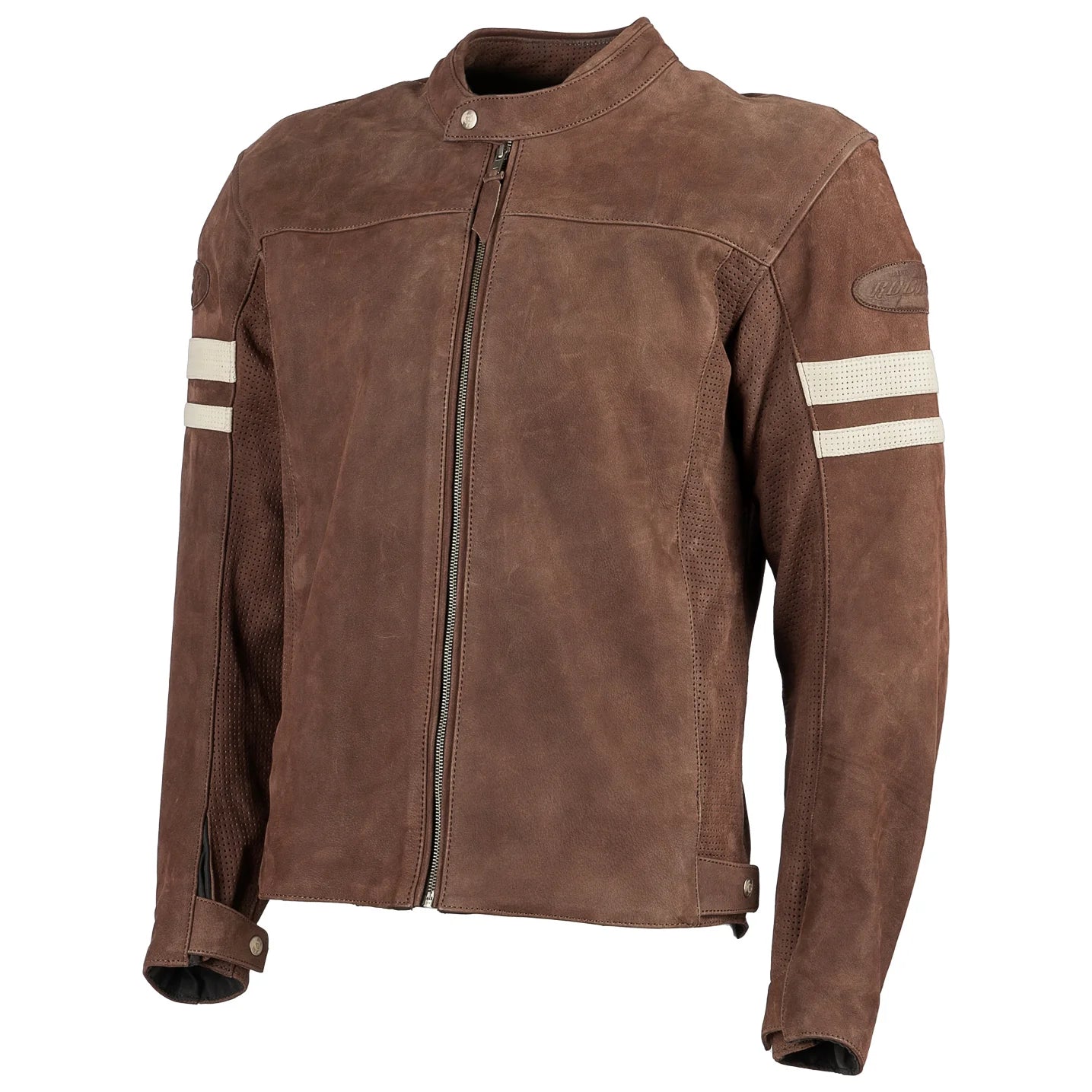 CLASSIC 92 LEATHER JACKET (Brown/White) | Joe Rocket
