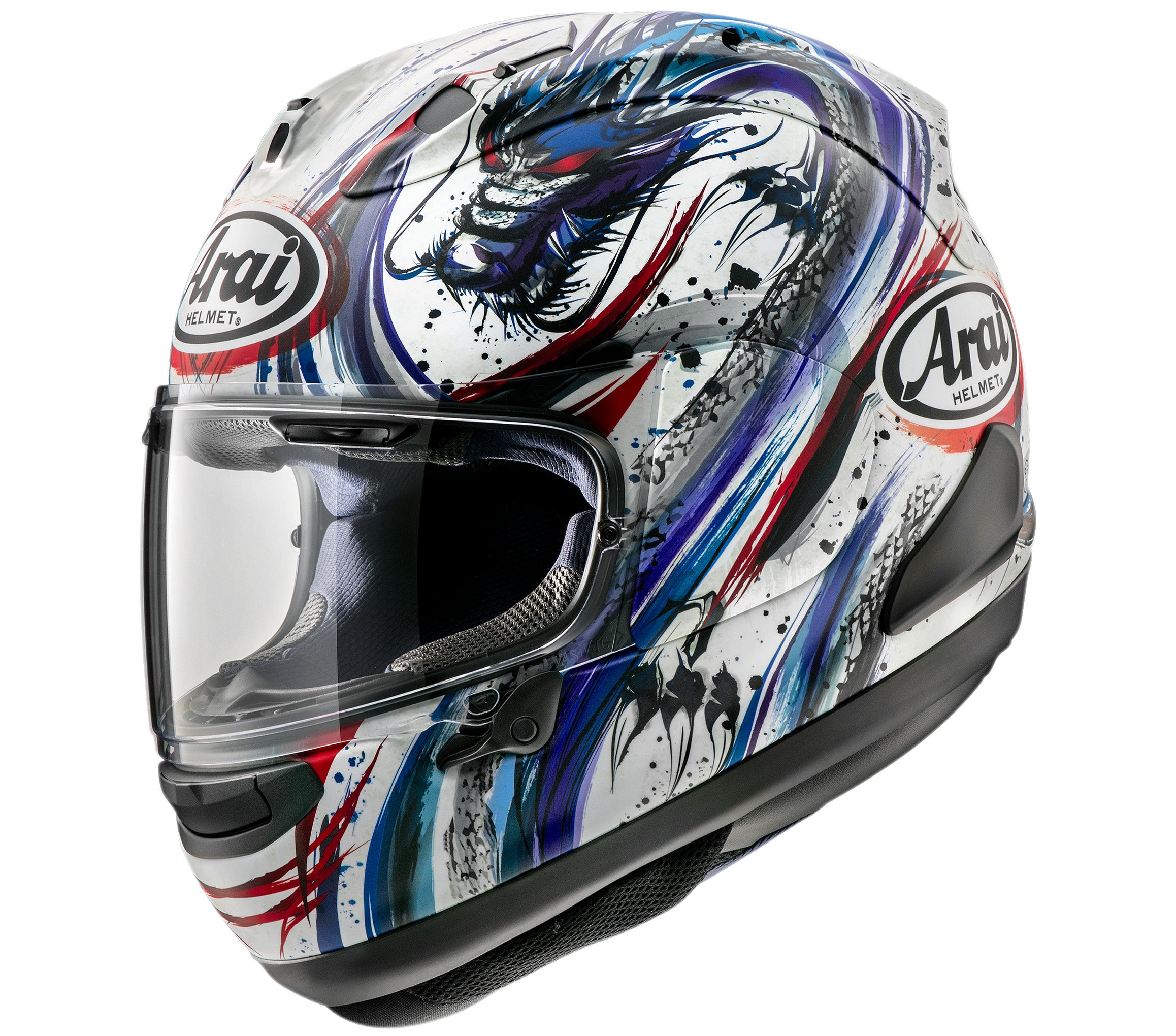 CORSAIR-X FULL FACE HELMET (Kiyonari-Blue/Red) | Arai