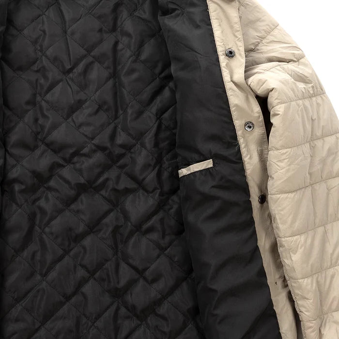 MEN'S LOGAN PUFFER JACKET (GREIGE/BLACK) | FASTHOUSE