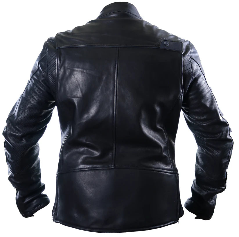 MEN'S MADSEN LEATHER JACKET (Black) | Helgrade