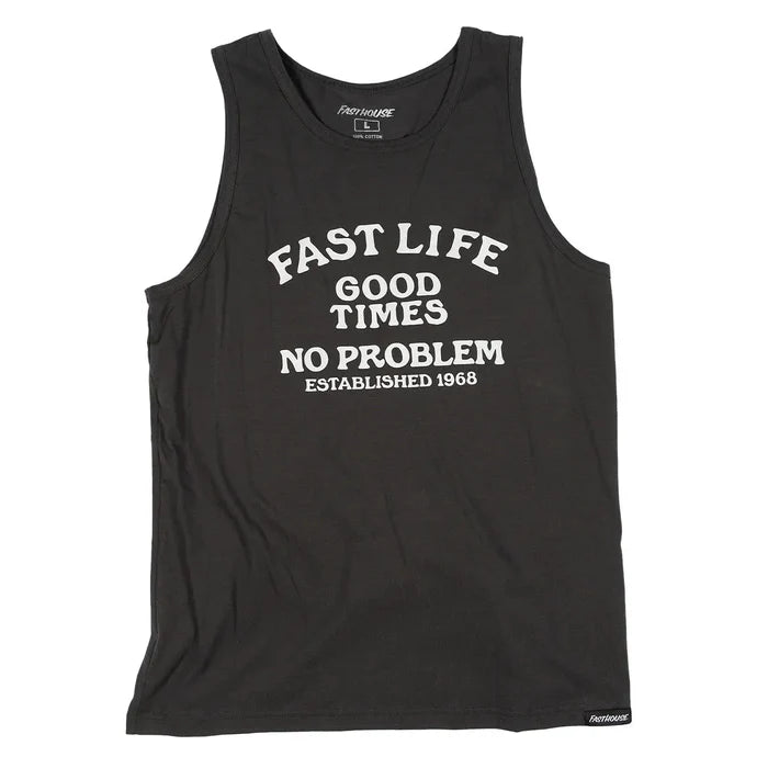 NO PROBLEM TANK (GRAPHITE BLACK) | FASTHOUSE