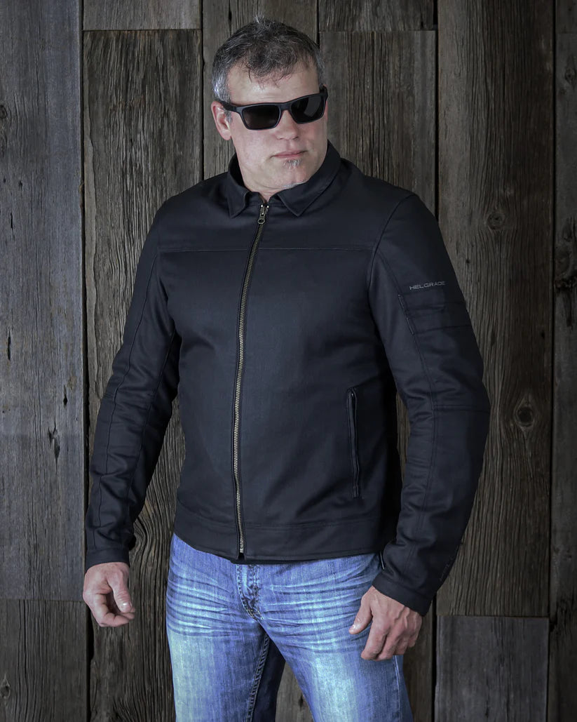 MEN'S NORTON WAXED JACKET (Black) | Helgrade