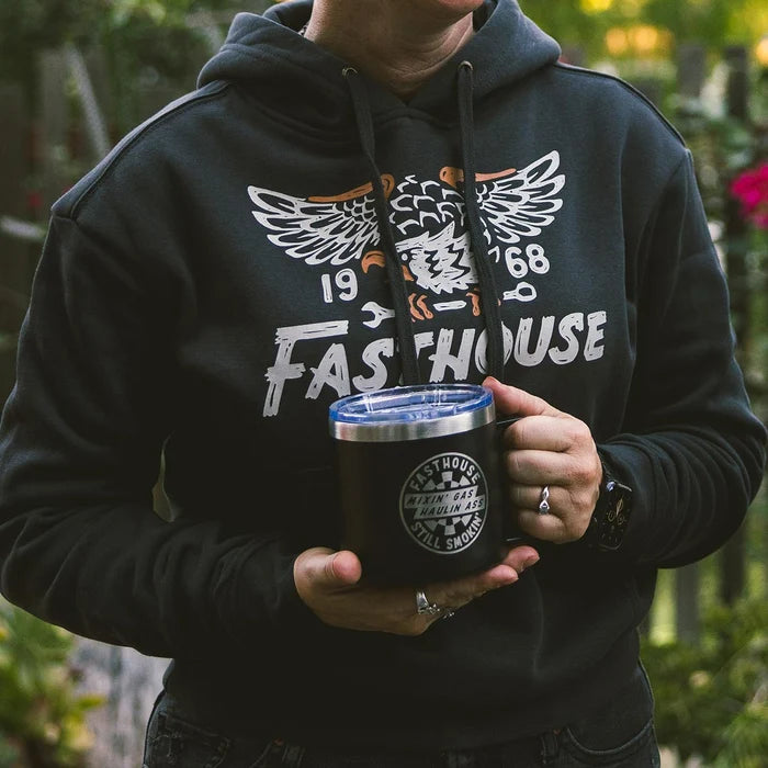 OIL BURNER INSULATED TRAVEL MUG (BLACK) | FASTHOUSE