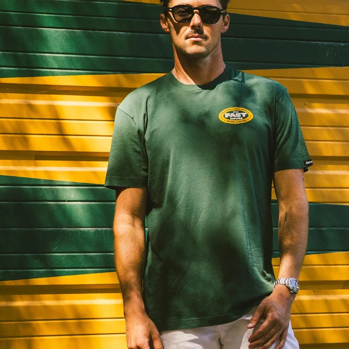MEN'S PETROL SS TEE (FOREST GREEN) | FASTHOUSE