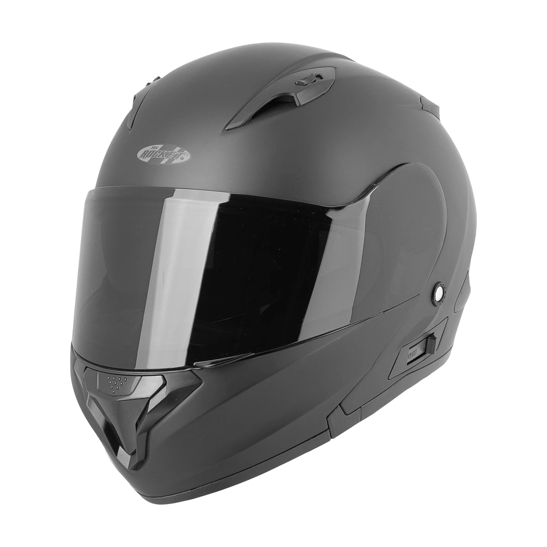 RKT 300-SERIES SOLID FULL FACE MODULAR HELMET (Matte Black) | Joe Rocket