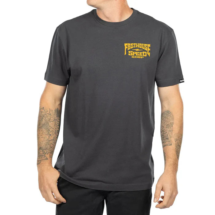RECORD SS TEE (GRAPHITE BLACK) | FASTHOUSE