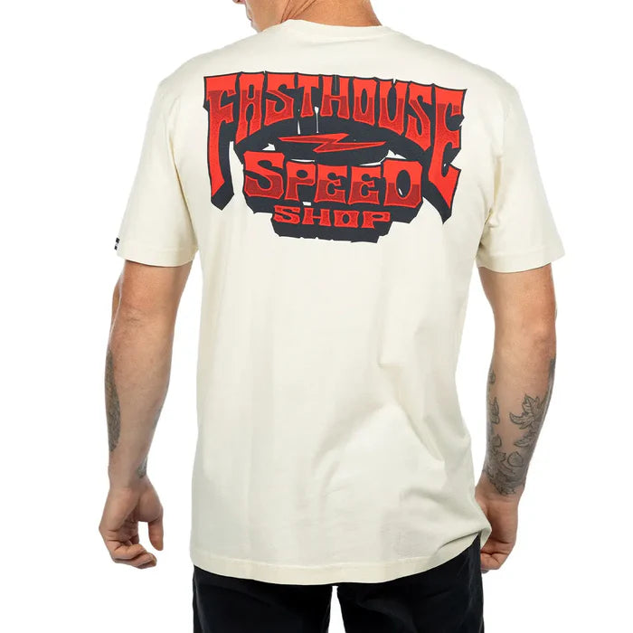 RECORD SS TEE (NATURAL) | FASTHOUSE
