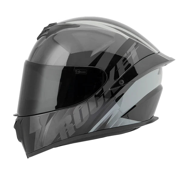 ADULT RKT 100 ATOMIC 3.0 FULL FACE HELMET (Grey/Black) | Joe Rocket