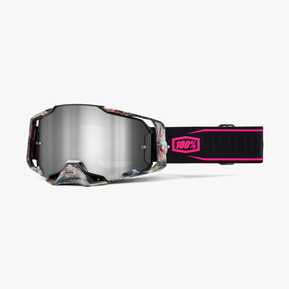 100% ARMEGA GOGGLE SARCELLE - MIRROR SILVER LENS