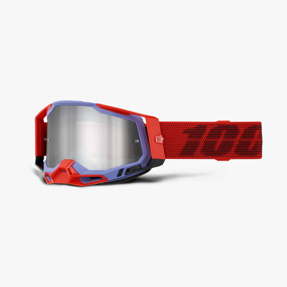 100% RACECRAFT 2 GOGGLE CLEAT - MIRROR SILVER LENS
