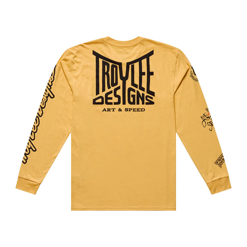 HANDLEBAR LONG SLEEVE TEE (Bleached Melon) | TLD