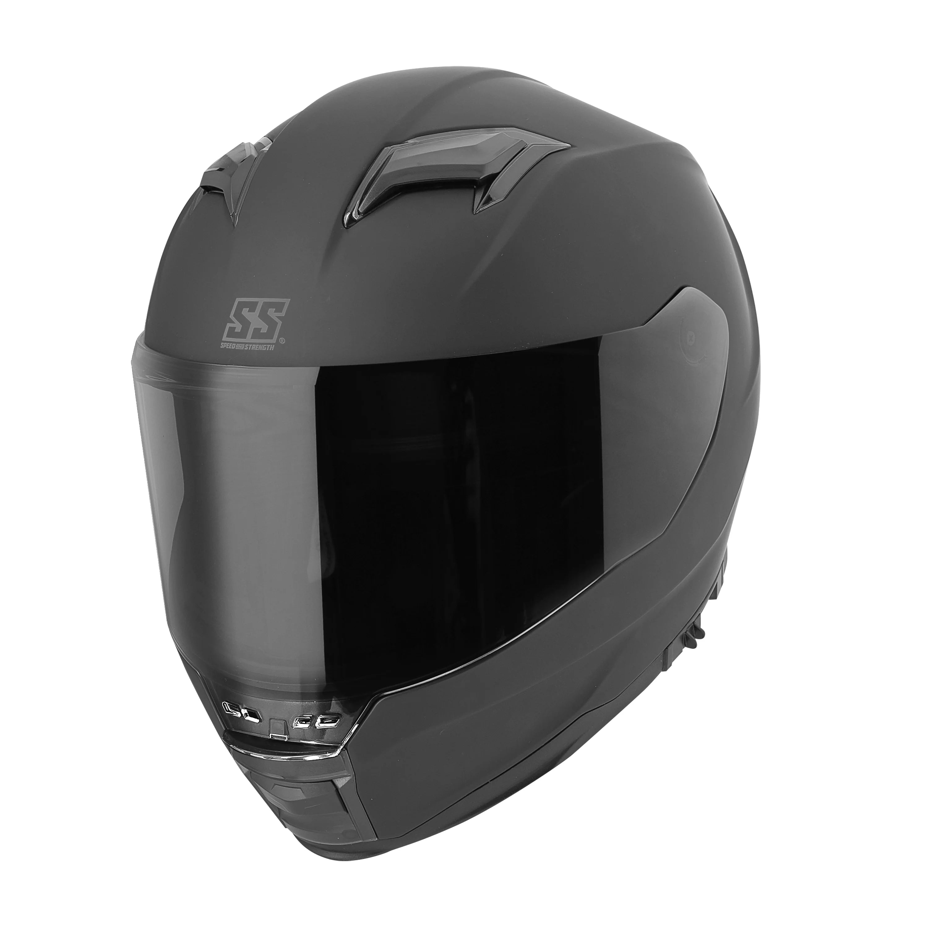 ADULT SS1650 SOLID SPEED FULL FACE HELMET (Matte Black) | Speed and Strength