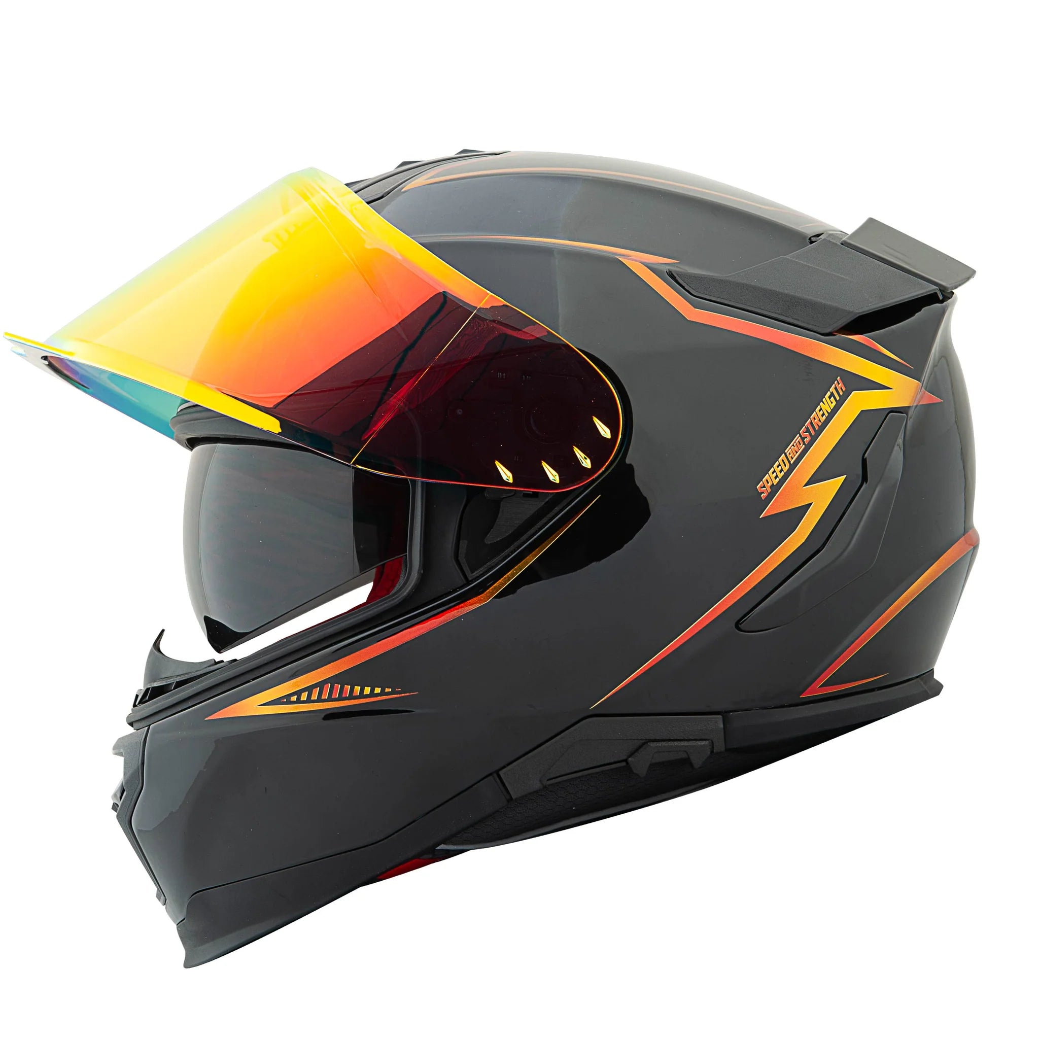 SS1660 CRUISE MISSILE FULL FACE HELMET (Gloss Red) | SPEED & STRENGTH