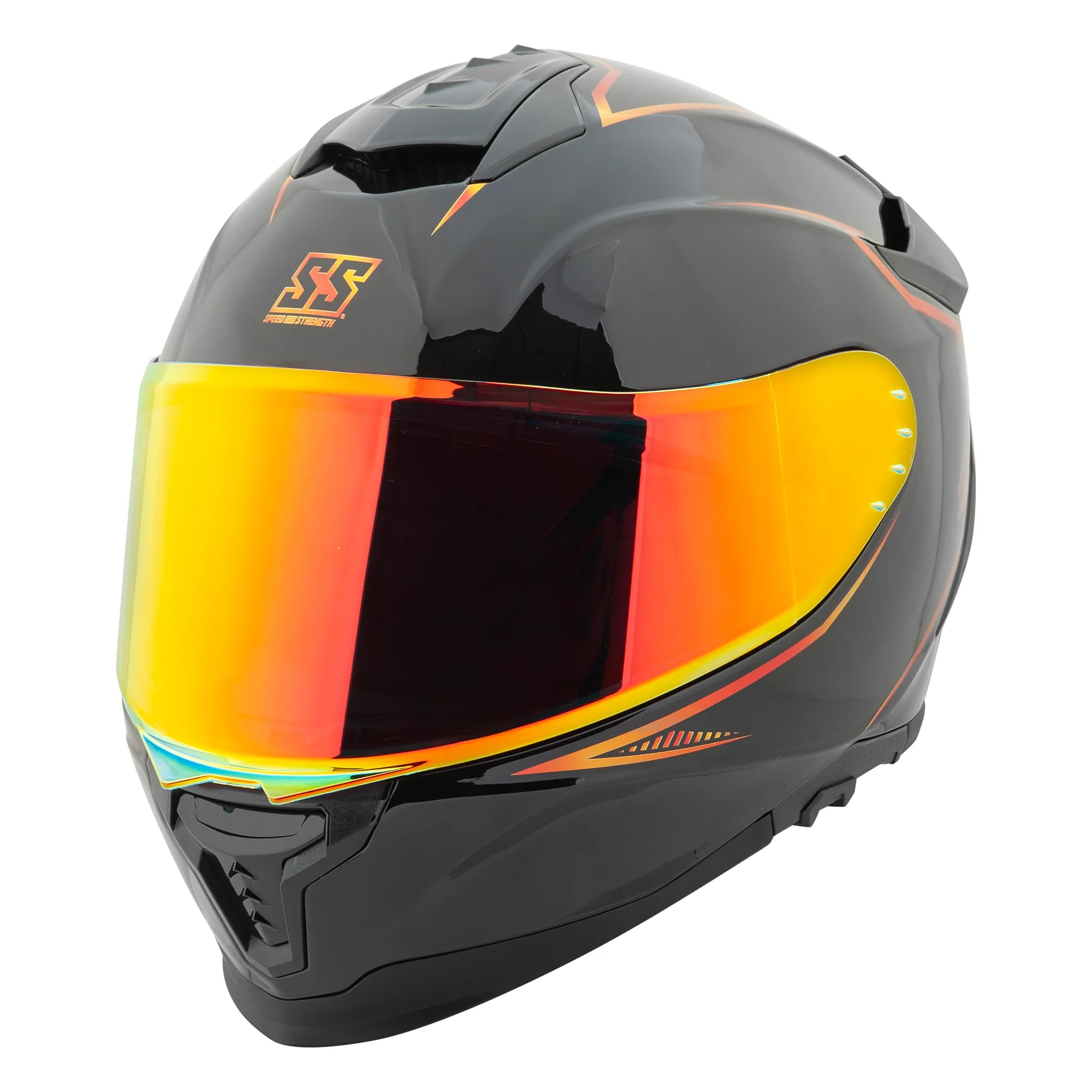 SS1660 CRUISE MISSILE FULL FACE HELMET (Gloss Red) | SPEED & STRENGTH