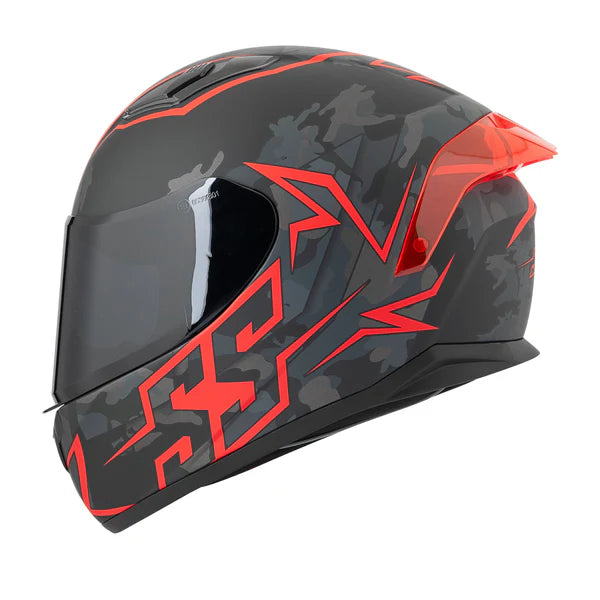 ADULT SS750 MOMENT OF TRUTH FULL FACE HELMET (Red/Black) | Speed and Strenght
