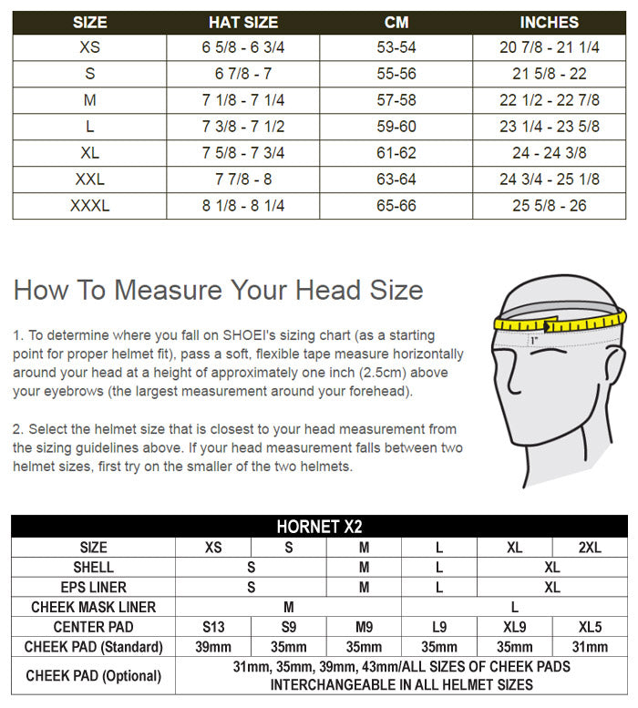 HORNET X2 HELMET (Matte Black) | Shoei