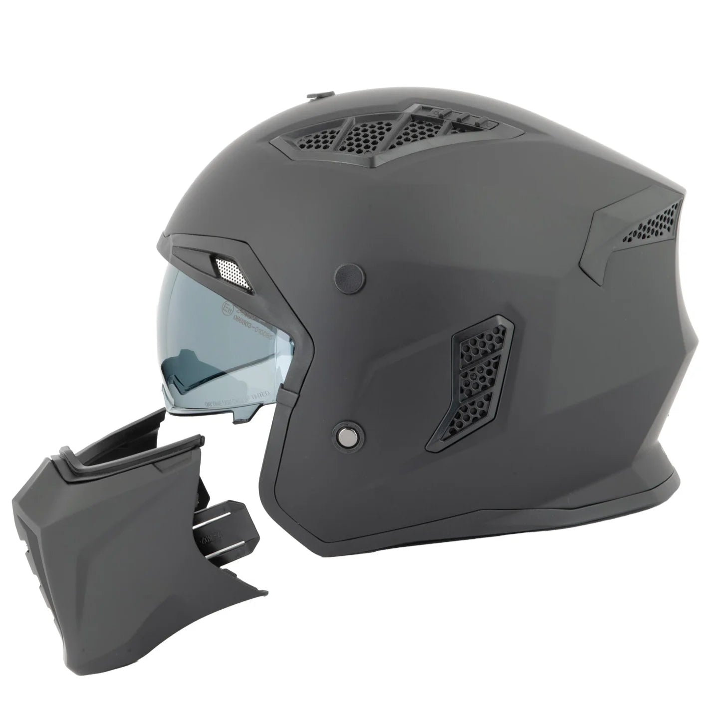 SS2450 SOLID OPEN FULL FACE HELMET (Matte Black) | SPEED & STRENGTH
