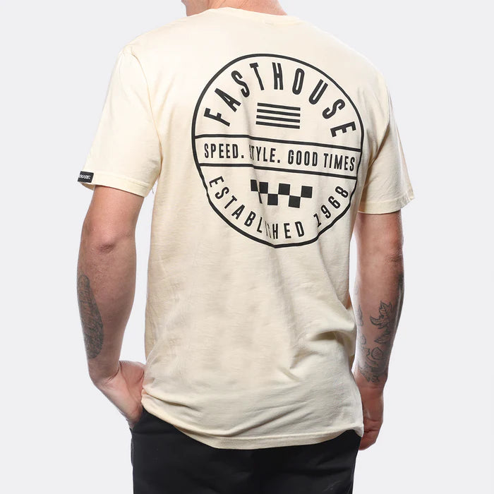MEN'S STATEMENT SS TEE (Natural) | Fasthouse