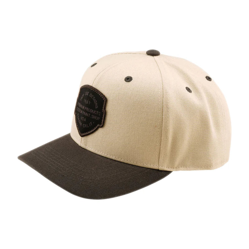 IMPRINT CURVED SNAPBACK HAT (Pumice/Black) | TROY LEE DESIGNS